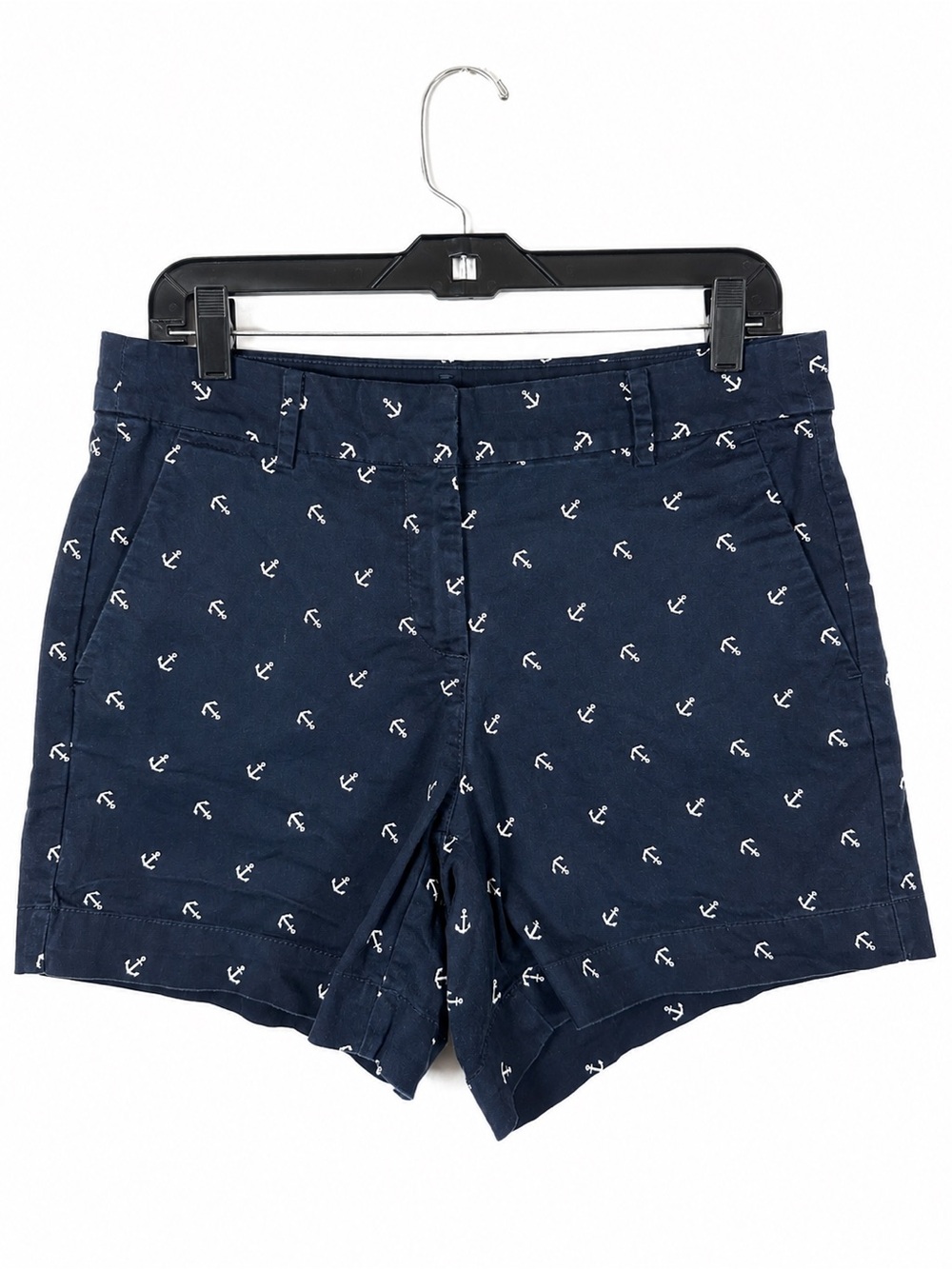 Nautica Chino Shorts Size 6 Navy Coastal Summer Casual Preppy Ivy League Comfy